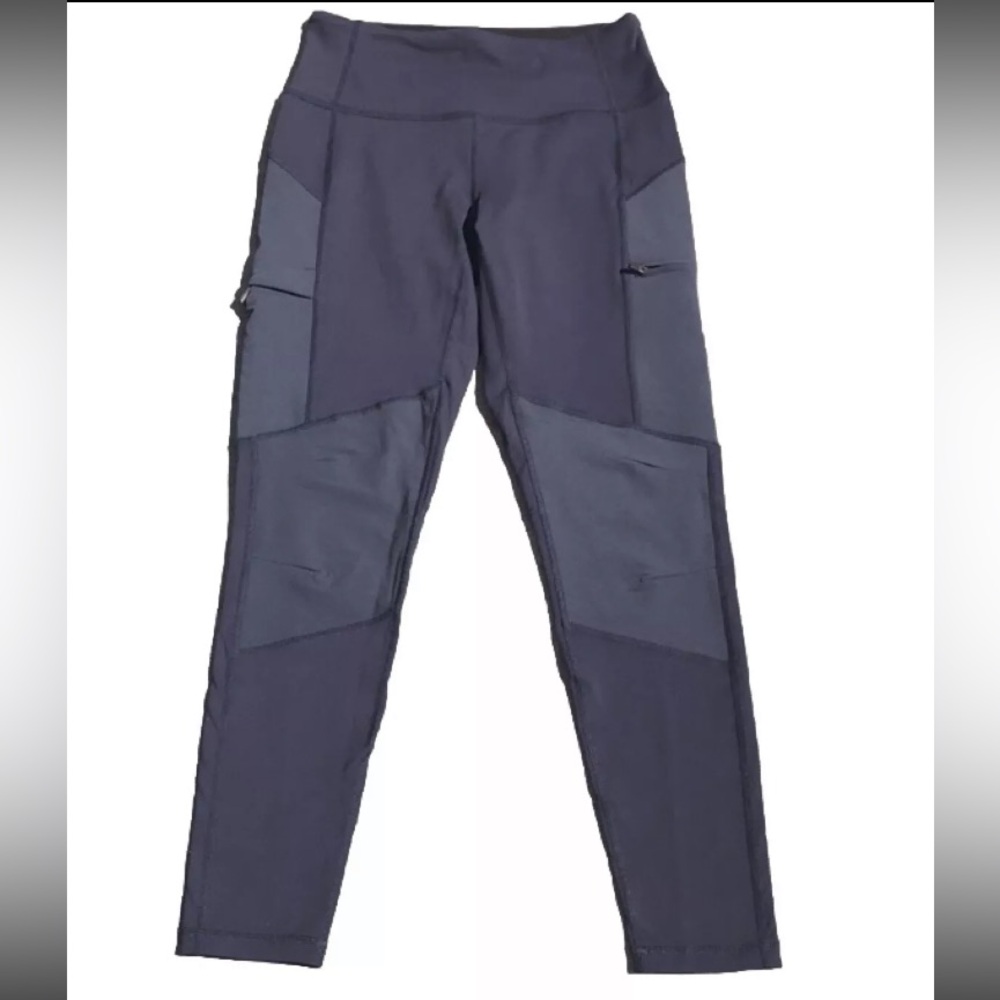NWOT Prana rockland leggings blue pockets S small